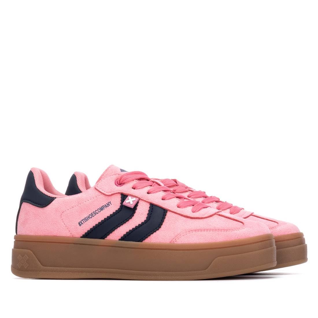 XTI - Zapatilla Mujer Rosa - Calzado Cómodo y Versátil - Moda Casual - Modelo 14458608 (Talla 39)