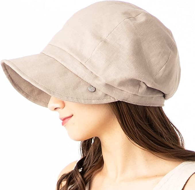 Amazon ルーアンドシー 帽子 レディース 大きいサイズ 接触冷感 綿麻メロウキャスケット 完全遮光 キャスケット ハット 紫外線対策 Uvカット キャスケット ハンチング帽 通販