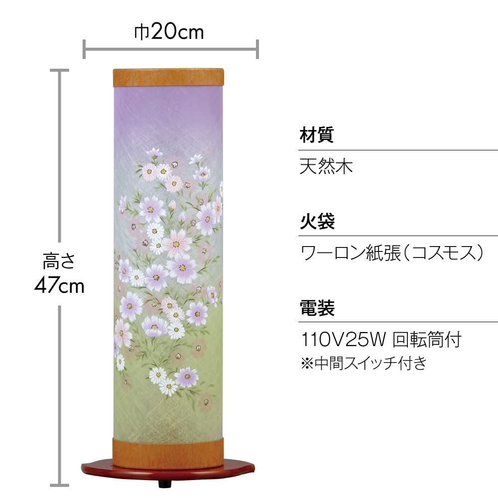 Amazon｜仏壇屋 滝田商店 盆提灯 盆ちょうちん 回転行灯 夢想花2