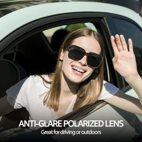 SIPHEW Fit Over Glasses Sunglasses for Women, Polarized Sun Glasses with UV400 Protection for Driving & Outdoors2