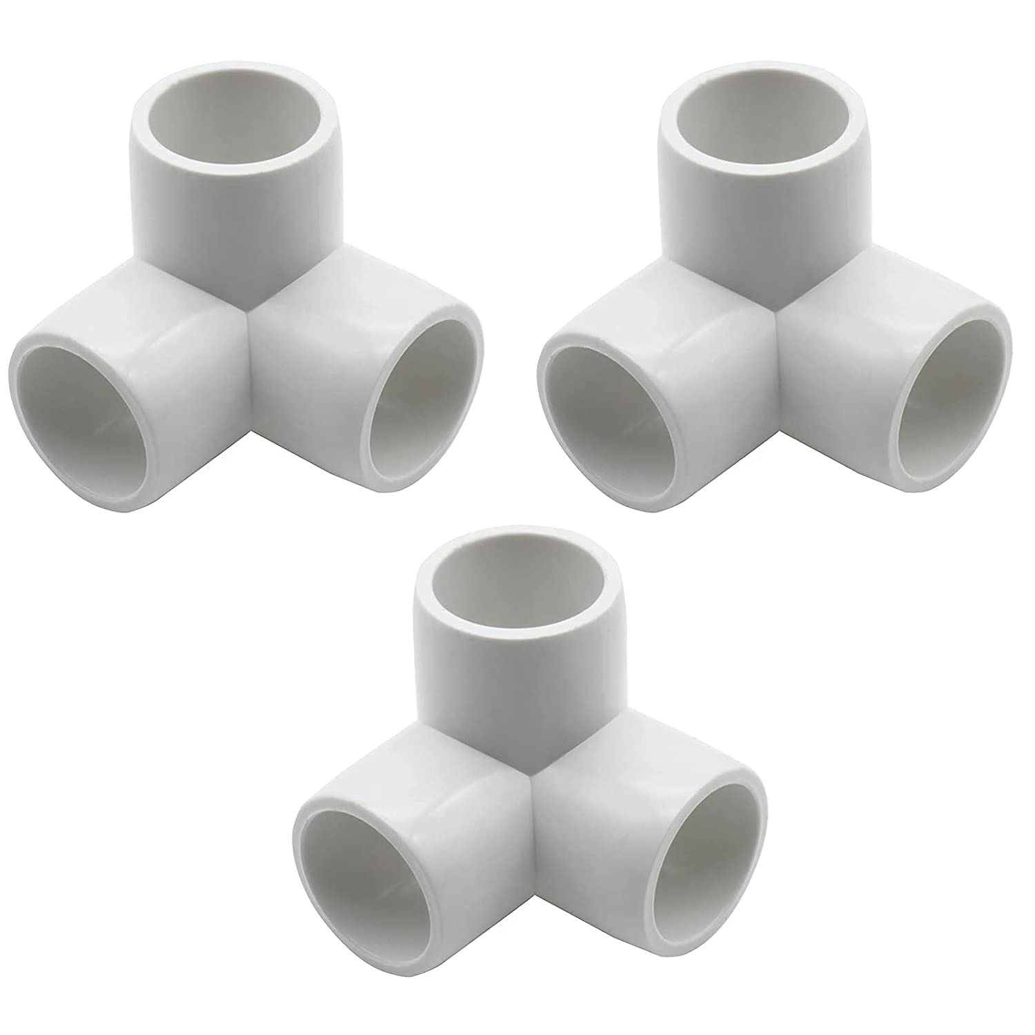 Buy 1 inch 3Way SCH 40 PVC Fitting Elbow Connector Heavy Duty PVC