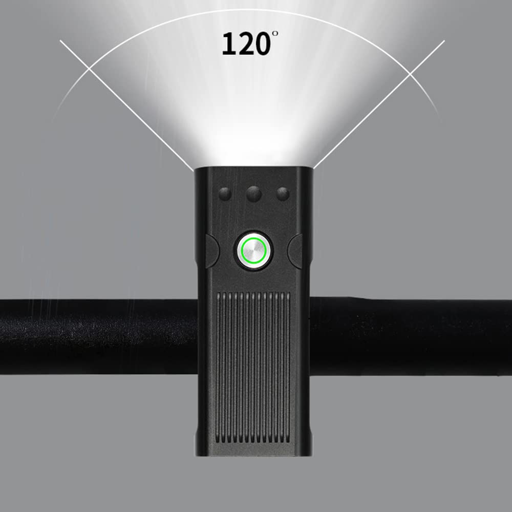 TIORU 3800Mah Bicicletta Luce T6 USB Ricaricabile Lampada da Bici IPX5 Impermeabile LED Faro Come Power Bank MTB Bike Accessori