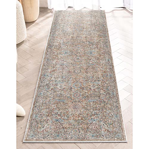 Well Woven Asha Collection Elegant Beige & Blue...