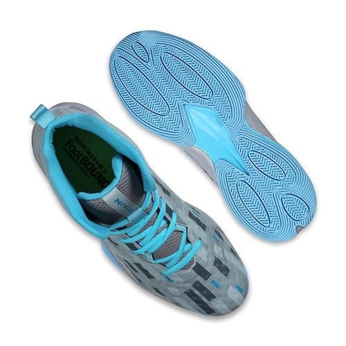 Image of Nivia Engraver 2.0 Basketball Court Shoes for Men,Durable Rubber Sole, Indoor & Outdoor Court Shoes, Soft Cushion NR EVA Inner Insole, High-Performance Footwear for Basketball Enthusiast