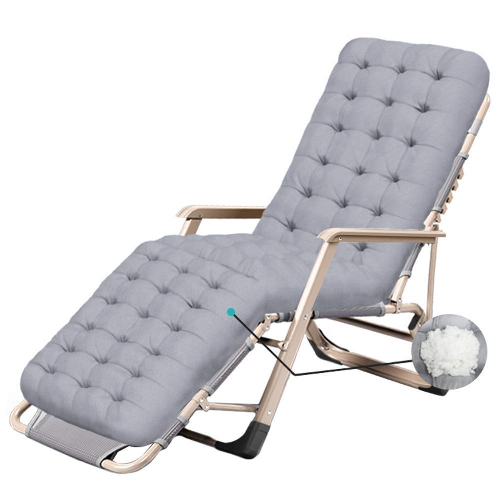 Chaise longue de patio grand confort pour soulager le dos dehors
