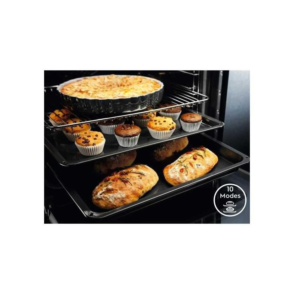 Electrolux EOC5H40X Forno a Vapore SteamCrisp da incasso, Capacità 72 L, Funzione Ventilato e Cottura a Vapore, Potenza 2780 W,Classe Energetica A, Inox