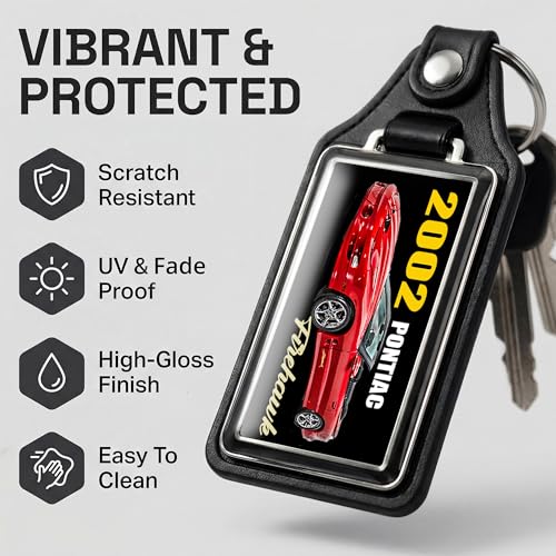 Image of Brotherhood Car Key Chain for Trans Am Firebird - Classic Models Keychain for Men and Women Gift Key Ring