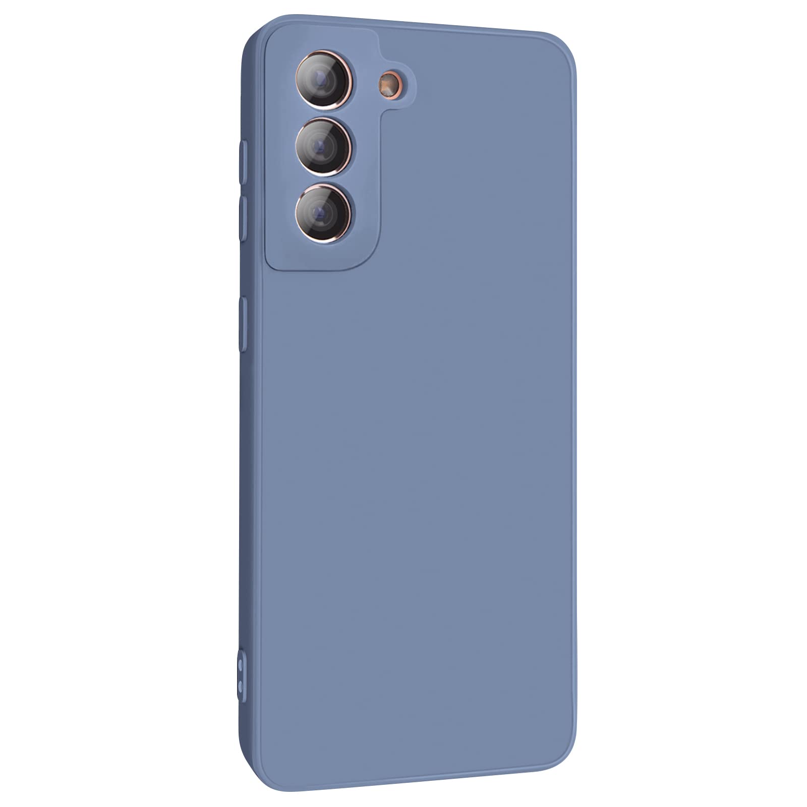 Tobfit Silicone Phone Case Compatible with Samsung Galaxy S21 5G, Soft Protective Smart Phone Back Cover for Women Men, Durable Anti-Scratch Shockproof Phone Cover for Samsung Galaxy S21 5G(Blue Gray)