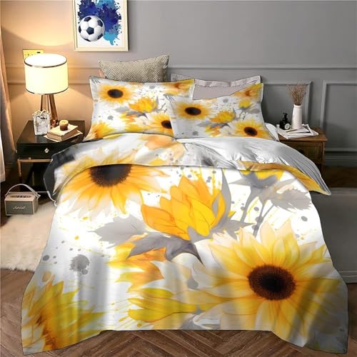 Housse de couette hypoallergique lit simple pour peau sensible