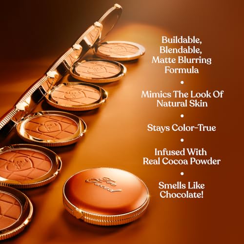 Image of Too Faced Chocolate Soleil Matte Blurring Bronzer | Matte Bronzer Powder that Mimics Natural Skin for Blurred Sun-Kissed Effect