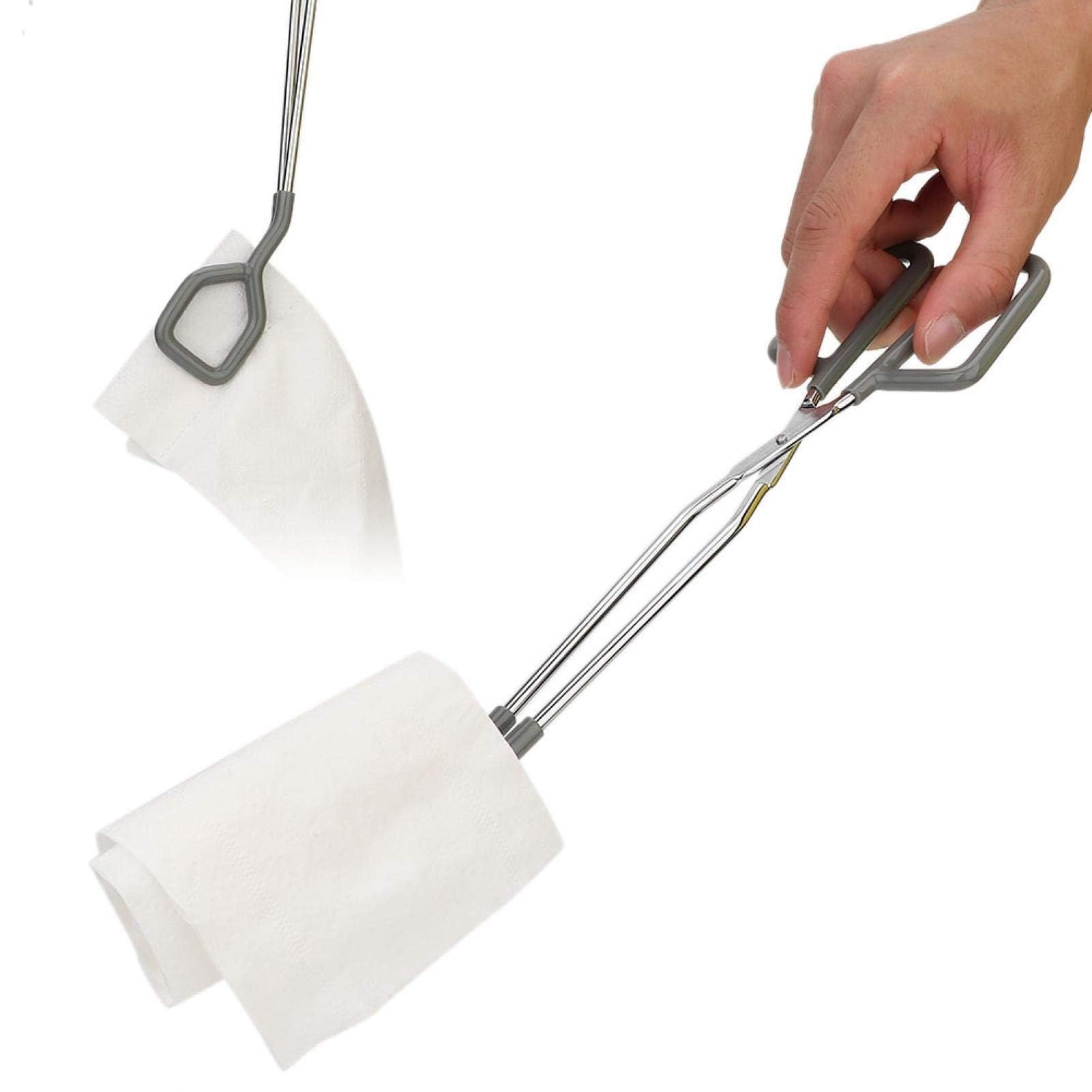 Agatige Essuie Fesse pour Handicapé, Pince Papier Toilette Pinces pour Papier Toilette Longues Aide à la Toilette Bottom Wiper pour Femmes Enceintes Âgées(12 in)