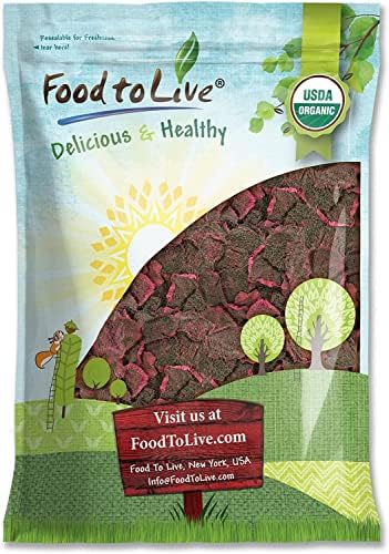 Organic Dried Red Dragon Fruit, 5 Pounds - Pitahaya, Non-GMO, Kosher, Unsweetened, Unsulfured, Healthy Snack, Bulk