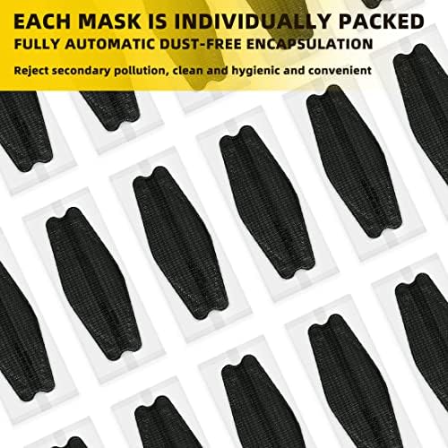 Face Masks 40Pcs, Particular person Package deal for Every, 4-Ply Fish Mouth Kind Mud Security Masks, Breathable Safety Masks 4 51Yu Cql8bL. AC