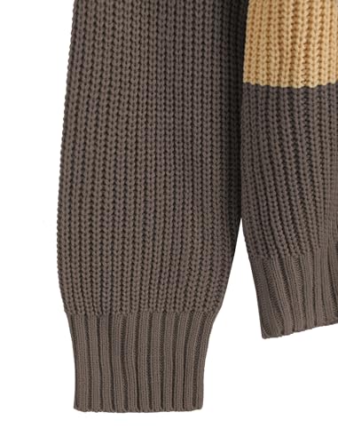 Image of ZAFUL Sweaters for Women Off Shoulder Knit Sweater with Long Sleeve Loose Pullover Jumper Tops