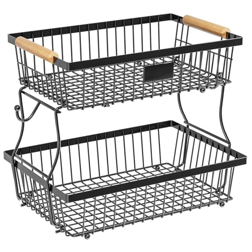 Cesta para frutas extraíble con estante de cocina modular moderno 2
