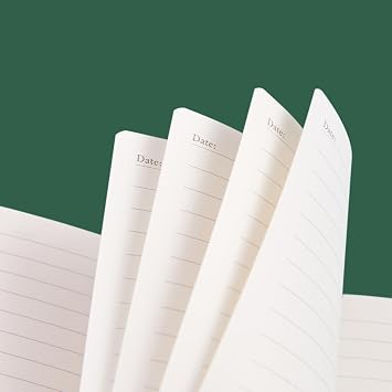 2 Packs B6 Lined Journal Notebook Paper, Refillable Ruled Paper for Filofax Personal Organiser Refills, 240 Sheets/480 Pages Personal Binder Planner Refill Pads, 190x130mm
