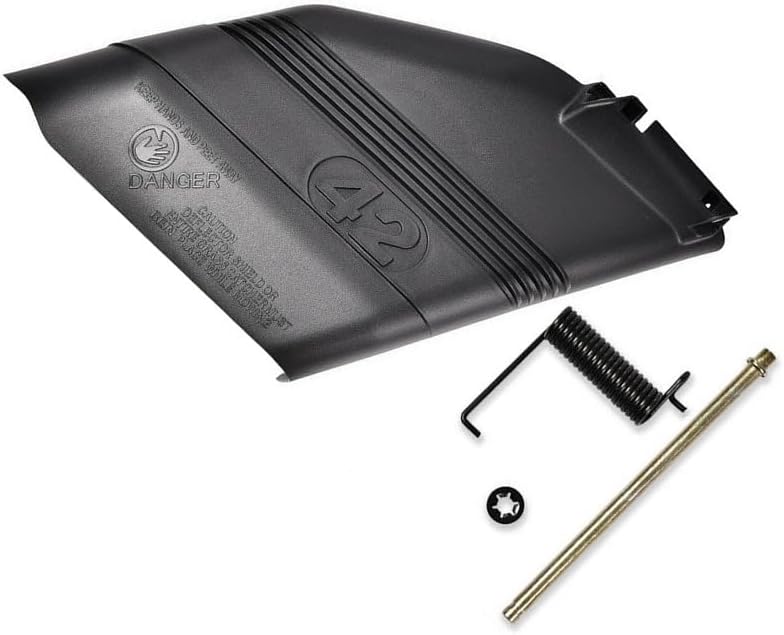 42" Deflector Shield Chute W/Hardware for Sears Compatible with Craftsman Husq POULAN 42-inch 532130968 130968 130968X428 532123713 123713X 532131491 1314491 532110452 110452X