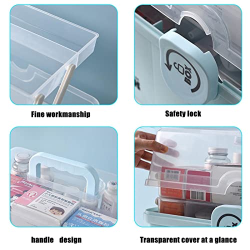 Armazenamento Caixa Medicamentos | Caixa primeiros socorros da família | Recipiente medicina familia