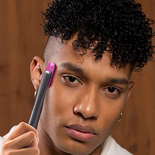 Usuie 4 In 1 Facial Device, Red Light Therapy For Face And Neck, Facial Massager, Reduce Wrinkles, Anti-Aging Facial Tools, 2022 Upgraded Version - Dark Grey/ Fuchsia #TOP6