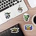 Baby Yoda Stickers(50 Pieces) The Mandalorian Star Wars Decal for Laptop Phone Case Hydro Flask Water Bottle Tumbler Car Cup Computer Guitar Wall Helmet Skateboard Luggage Bike Bumper,Best Gift