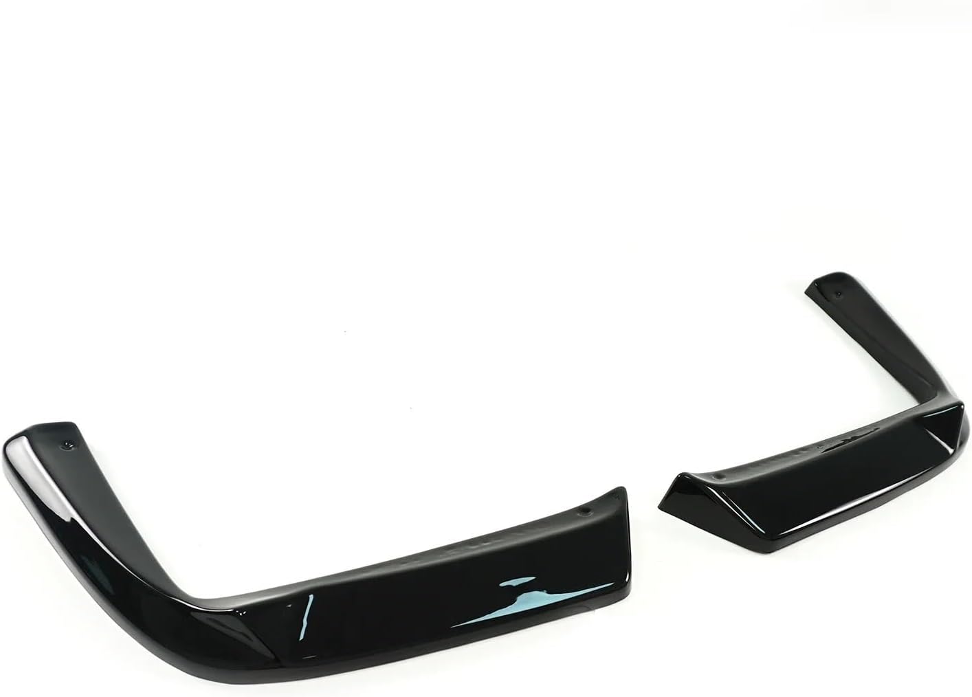 Replacement Rear Bumper Corner for Chevrolet Corvette C5 1997-2004 Spoiler Diffuser Splitter Glossy Black Car Accessories Left and Right(Carbon Fiber Style)
