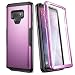 YOUMAKER Case for Galaxy Note 9, Full Body Heavy Duty Protection with Built-in Screen Protector Shockproof Rugged Cover for Samsung Galaxy Note 9 (2018) 6.4 Inch - Purple/Black