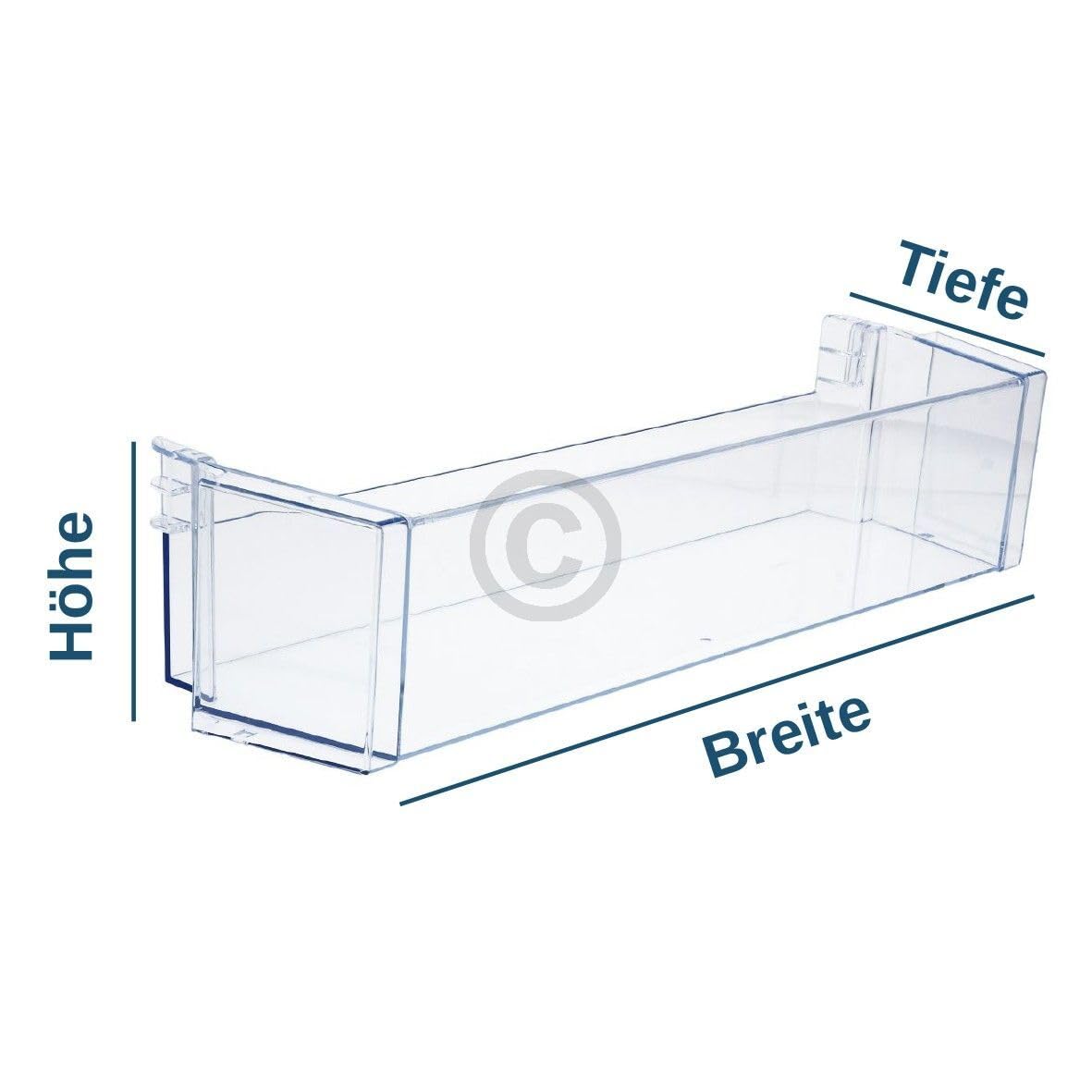 Abstellfach oben rechts für Kühlteil kompatibel mit HK1961361 Türfach für rechte Türe in Side by Side Kühl-Gefrier-Kombination
