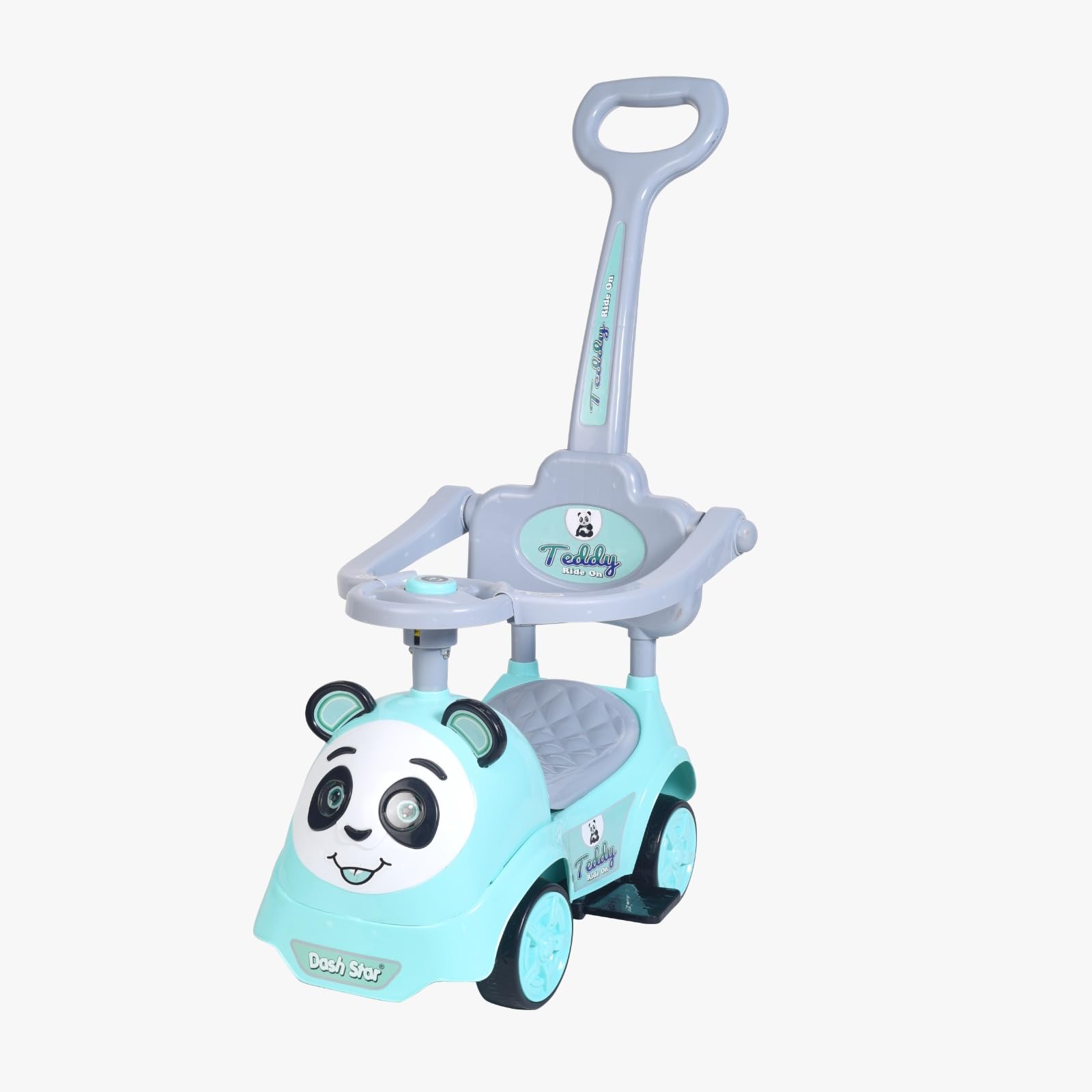 Dash Star Teddy Star Ride On Push Musical Baby Car with Protective Arm Rest and Parent Handle Rideons & Wagons Ride On Car for Kids (Green) (B0CSWFZWSL) Amazon Price History, Amazon Price Tracker