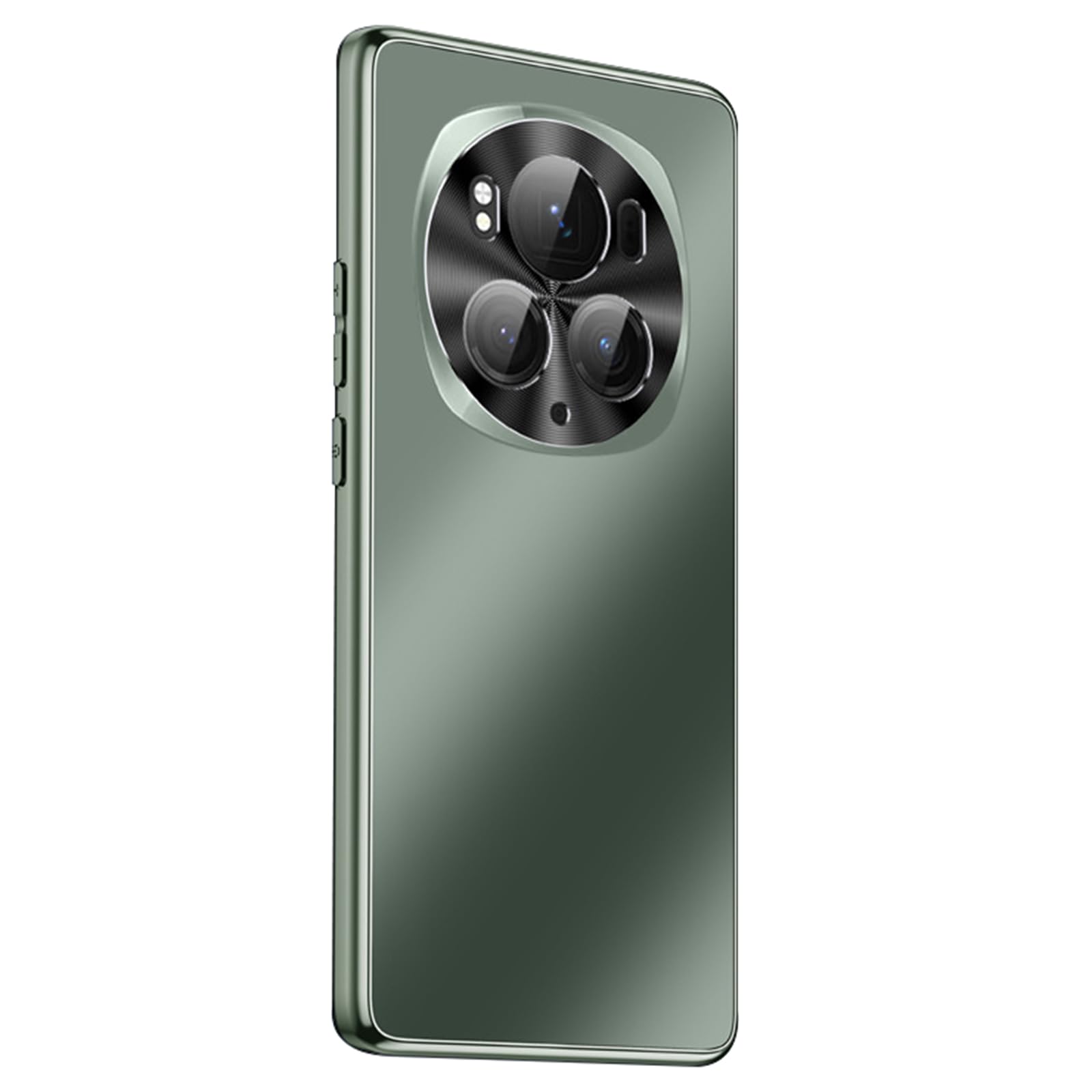 AXUEQIN- Case for Honor Magic 6Pro/Magic 6,Matte PC Metal Lens Full Coverage Shockproof Ultra-Thin Waterproof and Oil -Proof Shell Hard Case (Honor Magic 6Pro/Magic 6,Green)