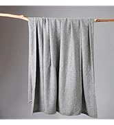 100% Wool Soft Cozy Reversible Throw Blanket Modern Stripe Decorative Sofa Blanket, Luxuriously W...