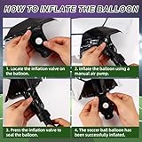 Fukaisu Soccer Balloons Set, Includes Trophy & 6pcs Soccer Balloons Sports-Themed Party Decoration Supplies for Boys Kids Birthday Party Decor (Pentagonal Pattern Style) - Image 3