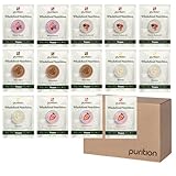 Purition Vegan Starter Pack | Premium Plant-Based Wholefood Sachets for Healthy Breakfasts | Dairy Free, High Protein Powder for Keto Shakes and Smoothies for Weight Loss | 14 x 40g sachets
