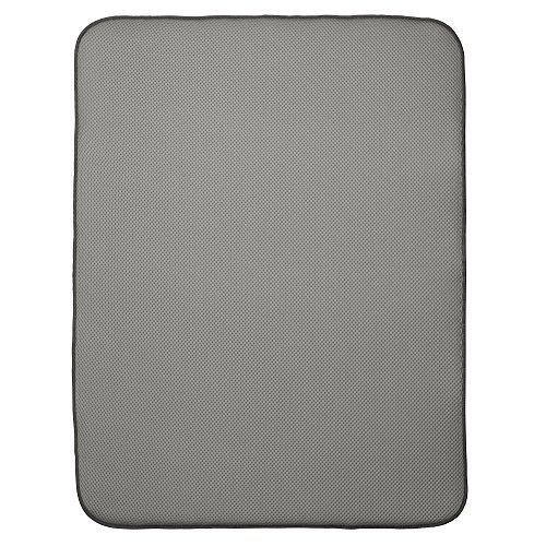 InterDesign iDry Tapete de cocina, alfombrilla escurreplatos extragrande y gruesa de poliéster...