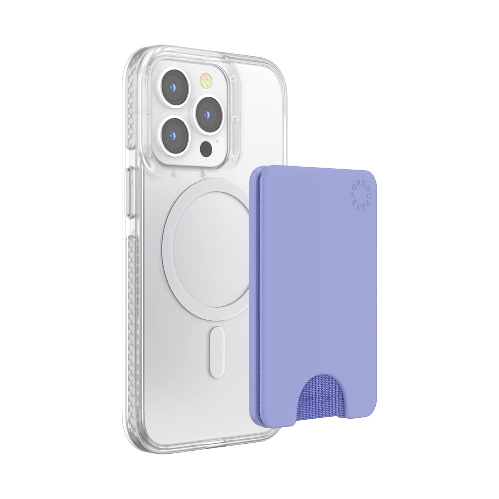PopSockets MagSafe PopWallet Per IPhone – Portafoglio Magnetico Con Impugnatura, Colore Pervinca (Usato)