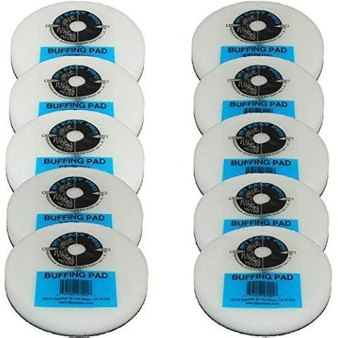 10 Pack Original JFJ Easy Pro Buffing Pads Cover
