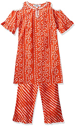 Image of Bitiya By Bhama Girl's Cotton Regular Kurta Sets