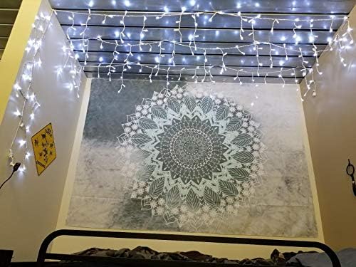 Alishomtll Mandala Tapestry Wall Hanging Indian Yoga Hippie Cloth Bohemian Wall Art Bedroom (210 x 150 cm)