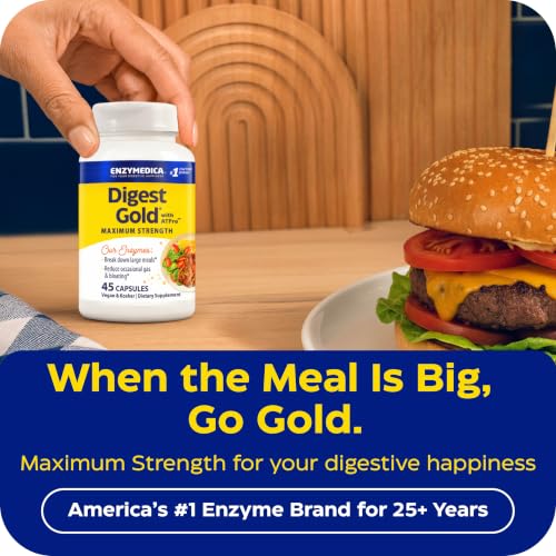 Image of Enzymedica Digest Gold, Maximum Strength, ATPro Energy Support - 45 Caps