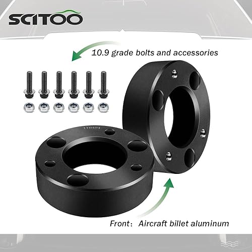 Miniatura 8 de SCITOO Kit de elevación de nivelación de 2.5 pulgadas, kit de nivelación delantera de 2.5 pulgadas, kit de elevación de 2.5 pulgadas, kit de