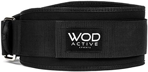 Weightlifting Belt for WODs/Olympic Lifts - Lifting Belt w/ 4 Inch Back Support
