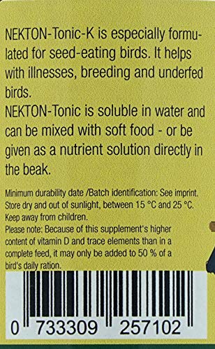 Nekton Tonic-K for Seed-Eating Birds 100gm (3.5oz) - Thumbnail 4