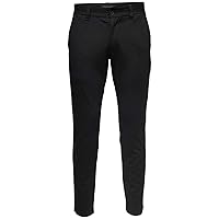 ONLY & Sons Onsmark Pant Gw 0209 Noos Pantaloni, Nero Black