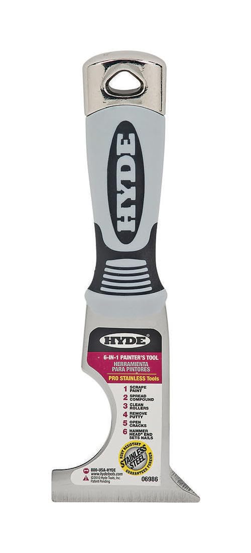 Hyde Tools 6986 - Utensile per pittori 6 in 1