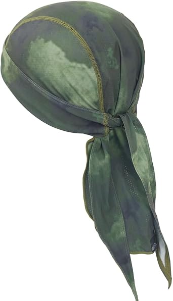 Mens Do Rag Sweat Wicking Durag Cooling Helmet Line Headwear Dew Rags