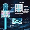 Wireless Microphone with Lights, Karaoke Bluetooth Microphone for Kids Adults, Portable Toy Karaoke Mic Speaker Machine, Home KTV Player Support Phone/Pad/TV for Party Singing, Boys Girls Best Gifts #1