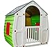 Produktbild COIL Spielhaus für Kinder Gartenhaus Kinderspielhaus Kunstoff (Grau)
