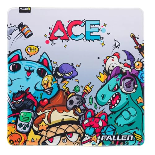 MOUSEPAD GAMER FALLEN ACE GRANDE 45X45 SPEED++