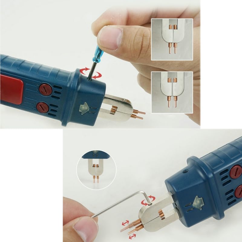 Integrated Spot Welding Pen Adjustable Pressure Efficient Welding Tools Handheld Portable Spot Welding Pen With Trigger Switch (D: 73B-25 O Connector)