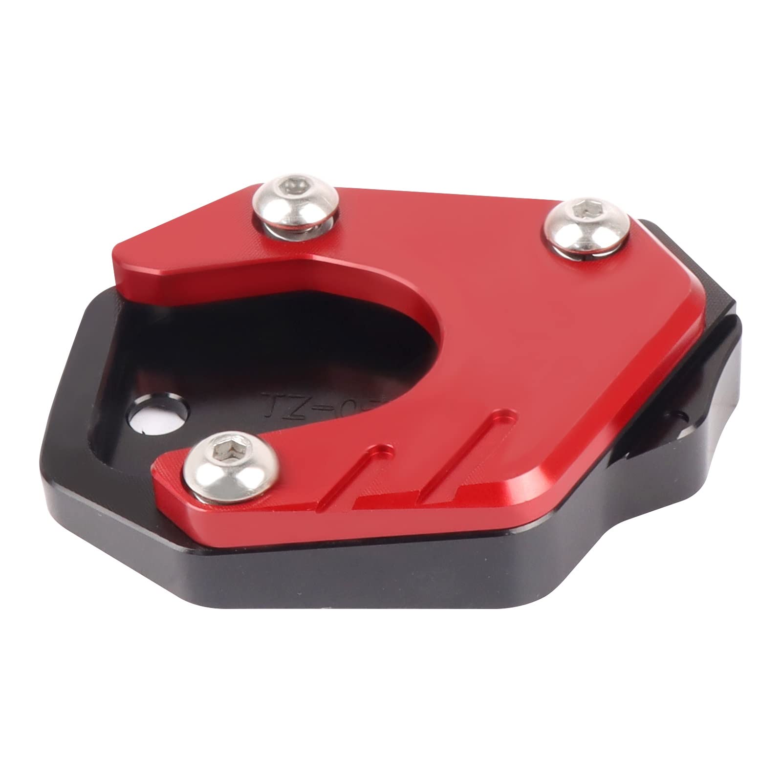 Pied béquille latérale agrandisseur plaque de support CNC rouge Honda CB125R CB300R