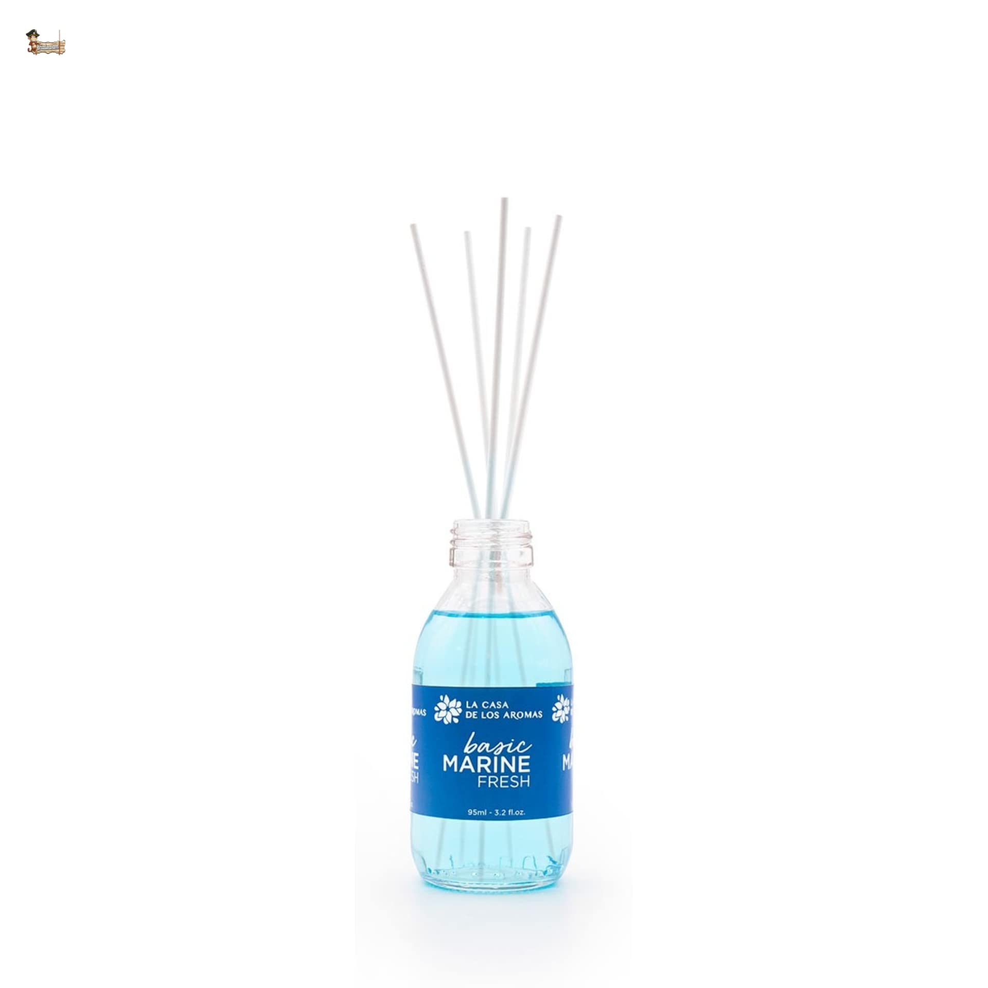 BricoLoco.com. Deodorante Basic Marine Fresh 95 ml più comodo e sicuro delle candele. Deodorante per casa, casa, camera. Mikado (6)